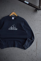 Vintage Adidas Embroidered Spellout Crewneck (L) - Retrospective Store