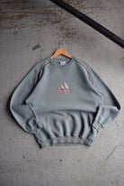 Vintage Adidas Embroidered Spellout Crewneck (M/L) - Retrospective Store