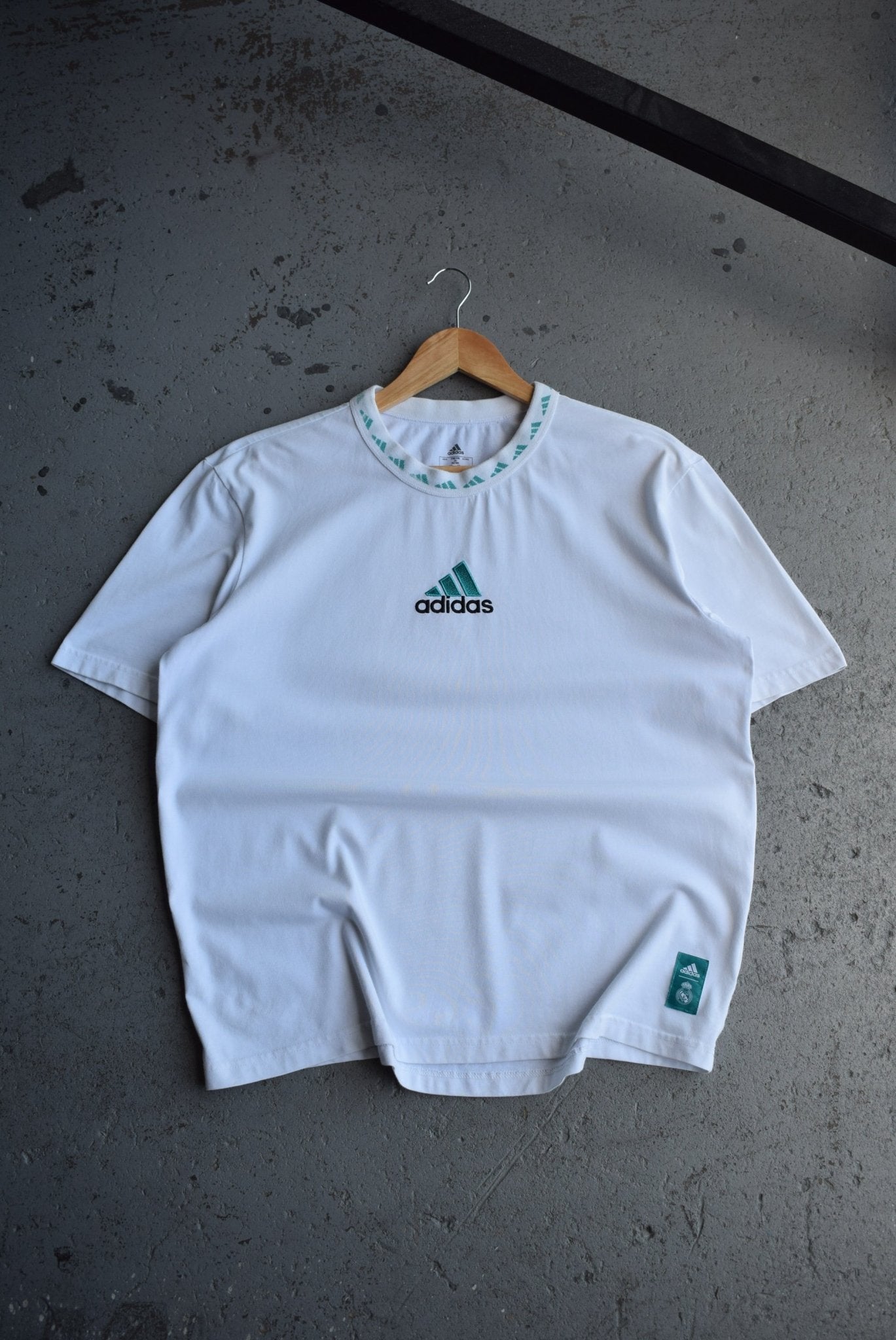 Vintage Adidas Equipment x Real Madrid Embroidered Tee (L) - Retrospective Store