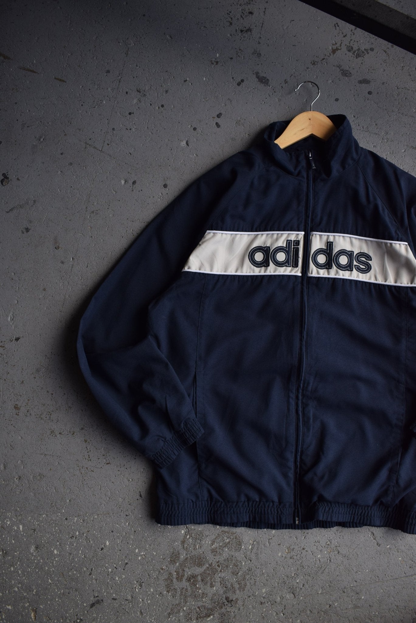 Vintage Adidas Spellout Embroidered Jacket (M) - Retrospective Store