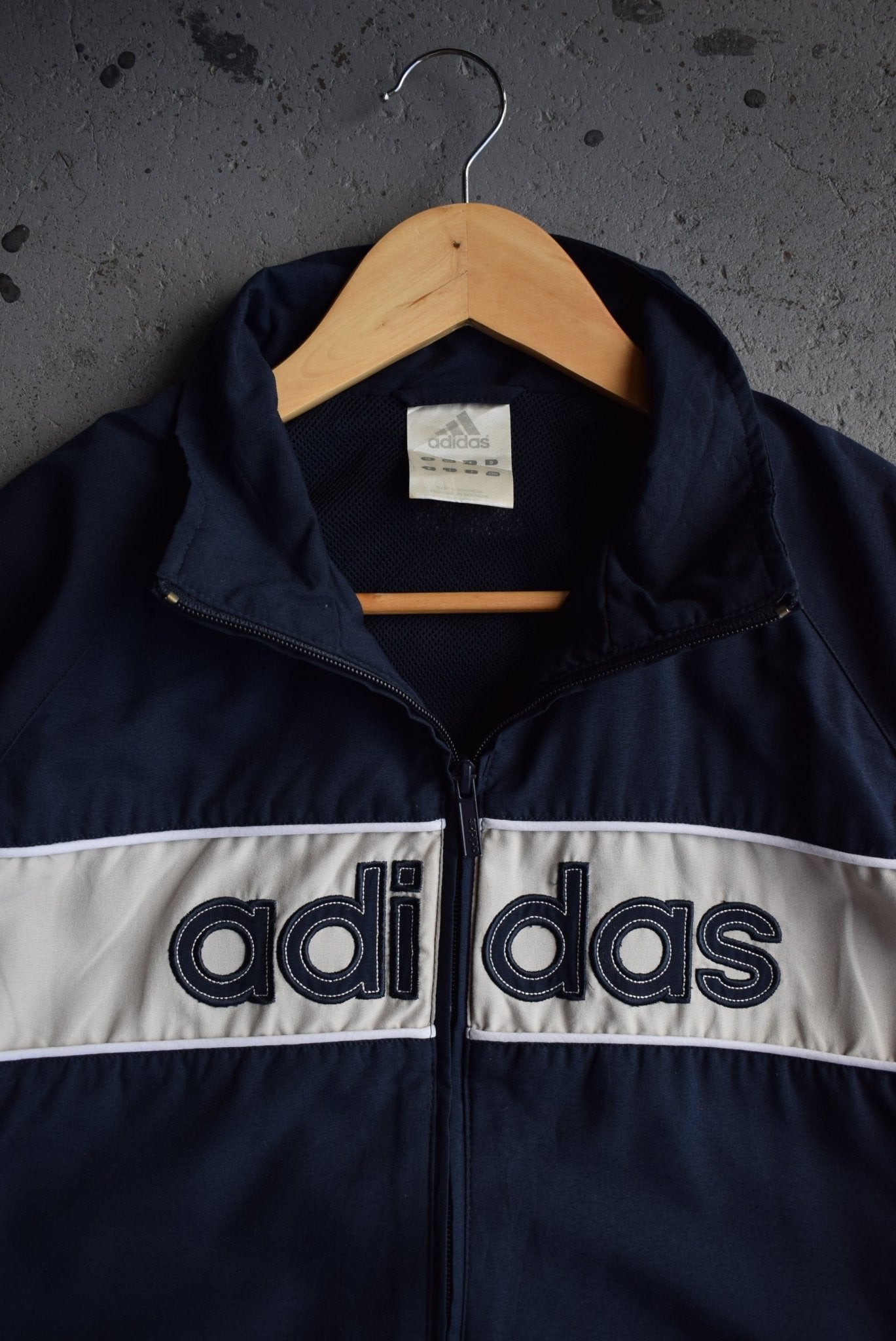 Vintage Adidas Spellout Embroidered Jacket (M) - Retrospective Store
