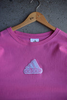 Vintage Adidas Spellout Embroidered Long Sleeve Tee (M) - Retrospective Store