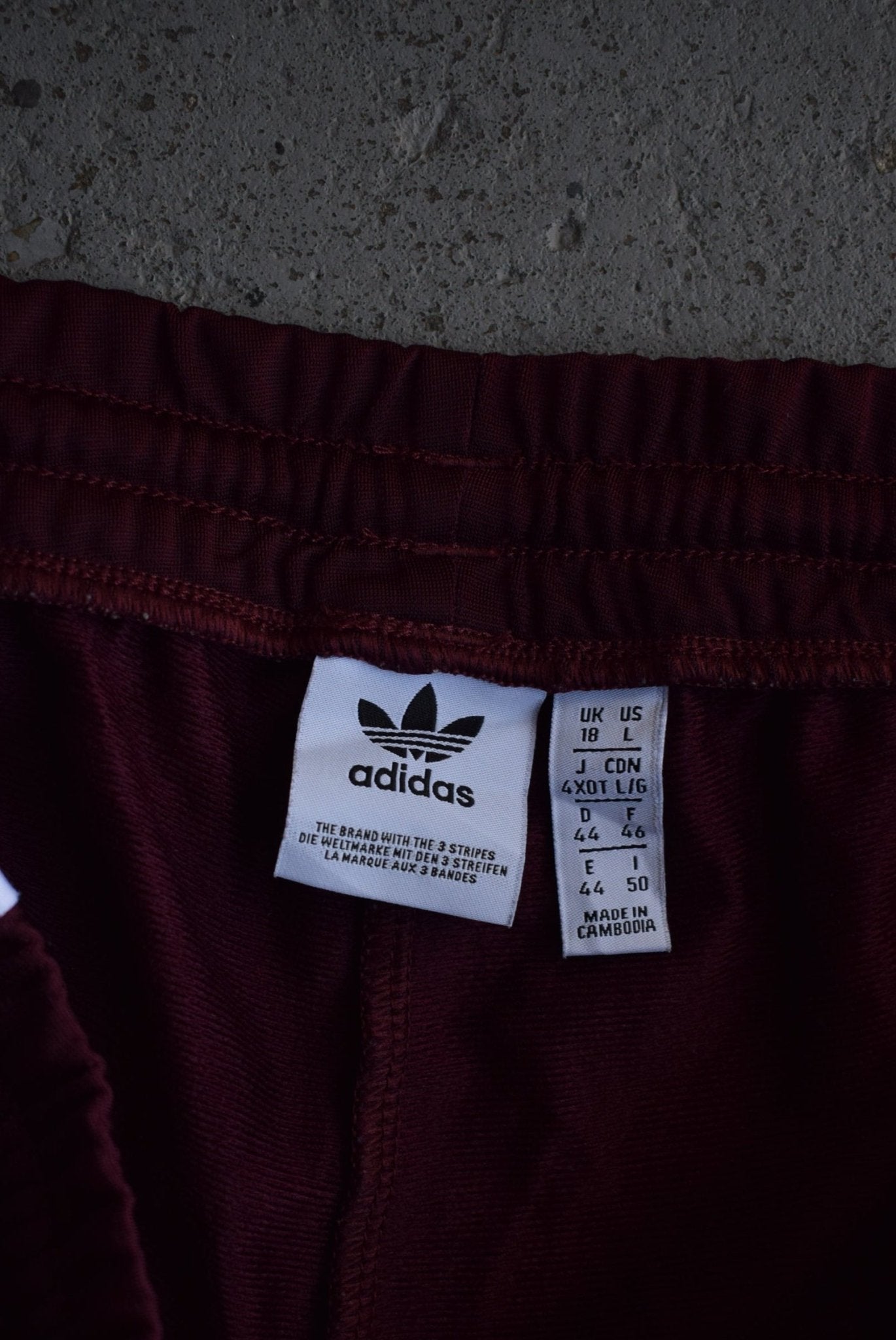 Vintage Adidas Spellout Embroidered Track Pants (L) - Retrospective Store