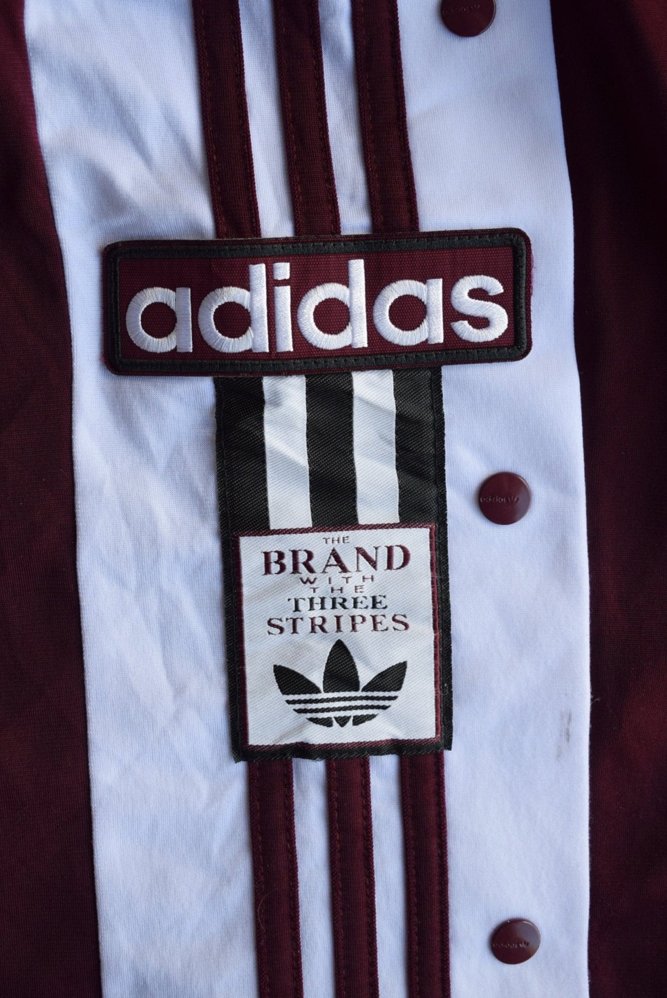 Vintage Adidas Spellout Embroidered Track Pants (L) - Retrospective Store