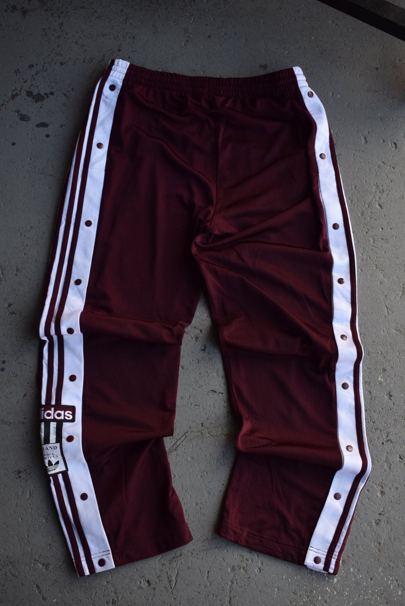 Vintage Adidas Spellout Embroidered Track Pants (L) - Retrospective Store