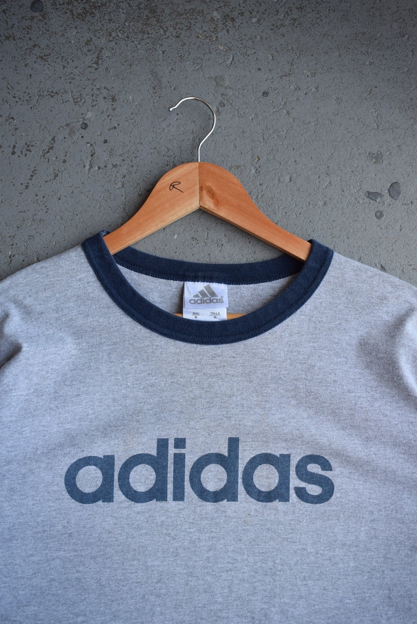 Vintage Adidas Spellout Tee (L) - Retrospective Store