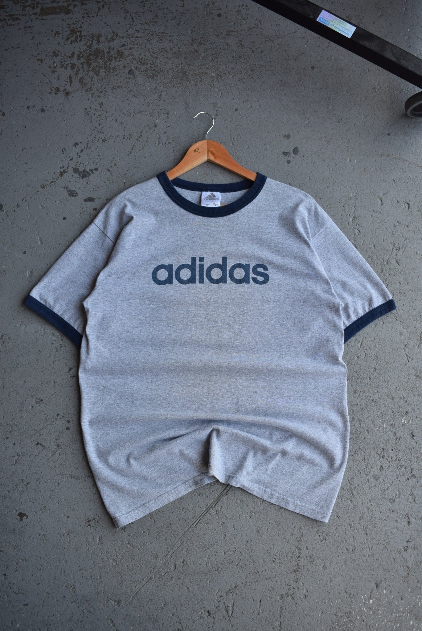 Vintage Adidas Spellout Tee (L) - Retrospective Store