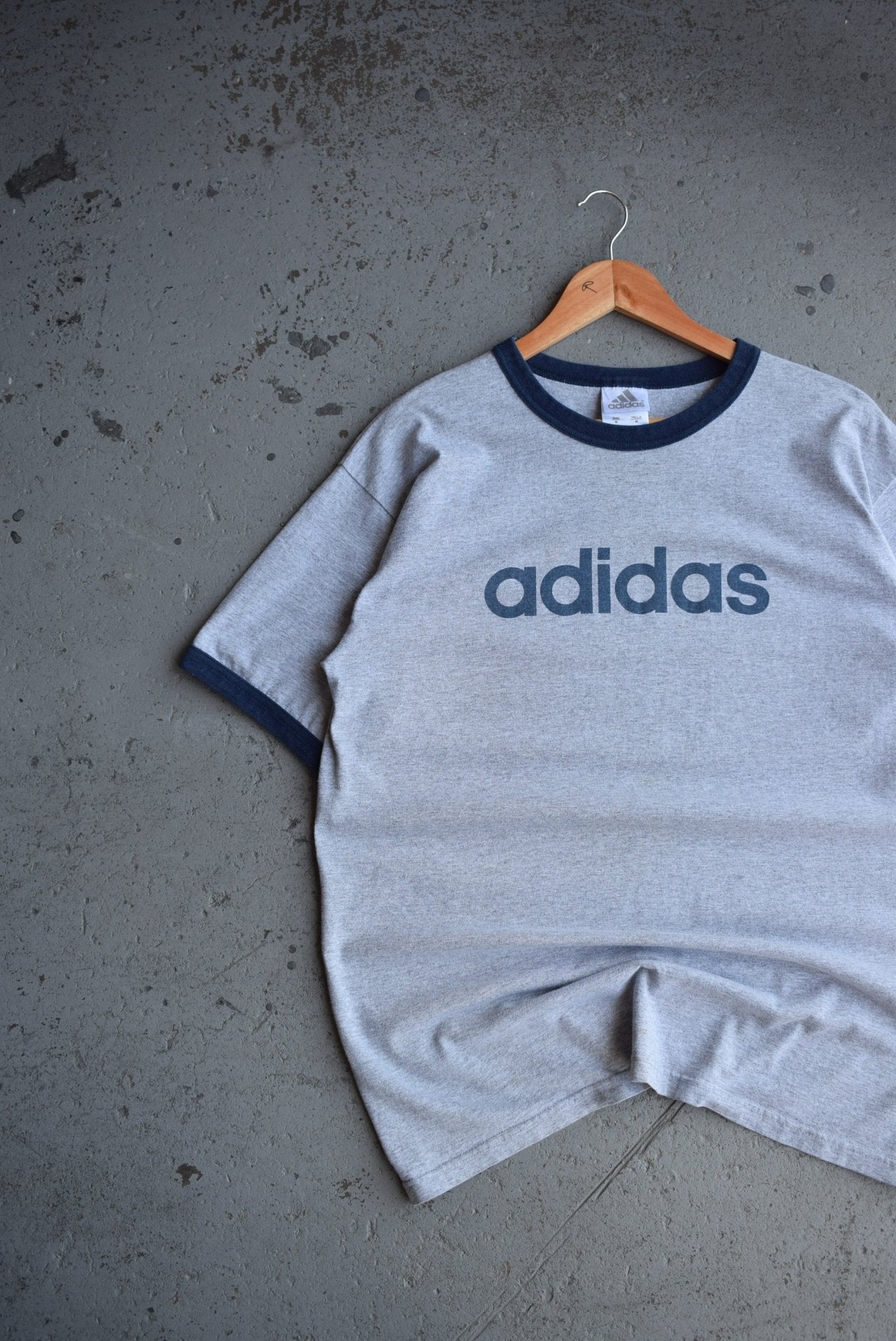 Vintage Adidas Spellout Tee (L) - Retrospective Store