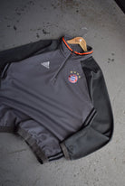 Vintage Adidas x FC Bayern Munich Embroidered Quarter Zip (XL) - Retrospective Store
