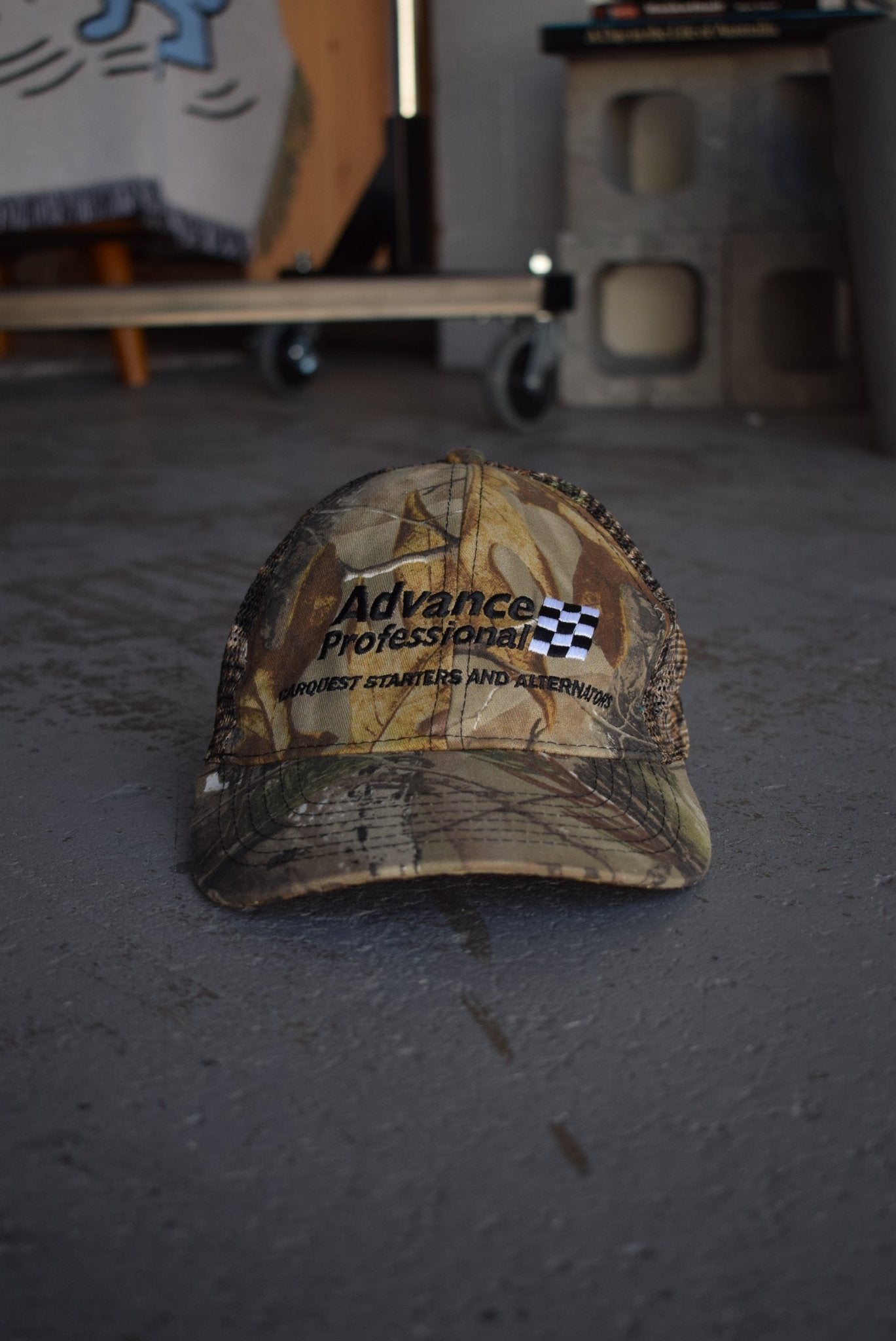 Vintage Advance Professional Real Tree Hat - Retrospective Store