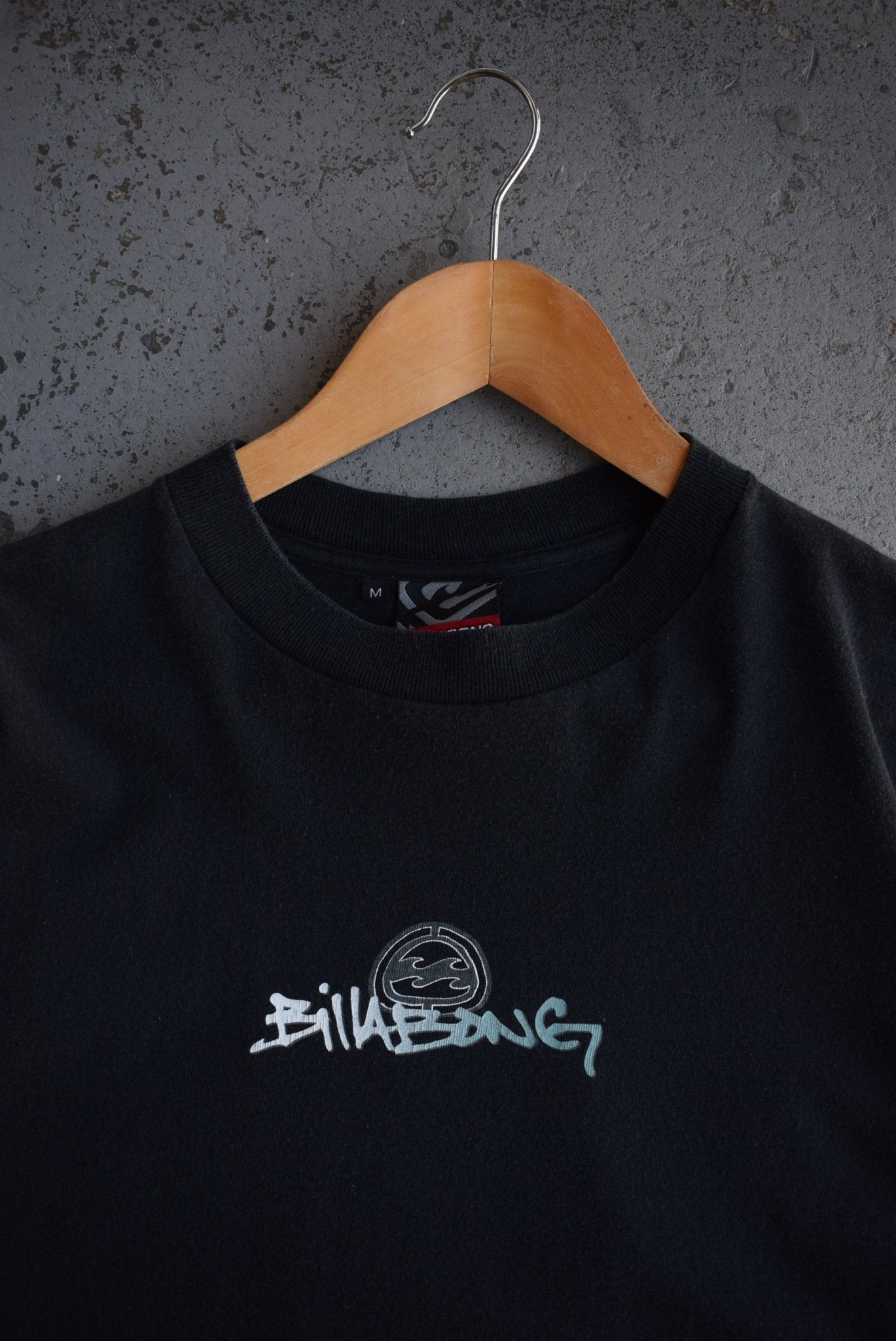 Vintage Billabong Spellout Long Sleeve Tee (M) - Retrospective Store
