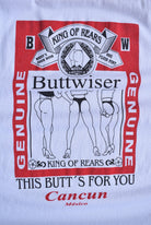 Vintage Buttwiser 'King of Rears' Tee (M) - Retrospective Store