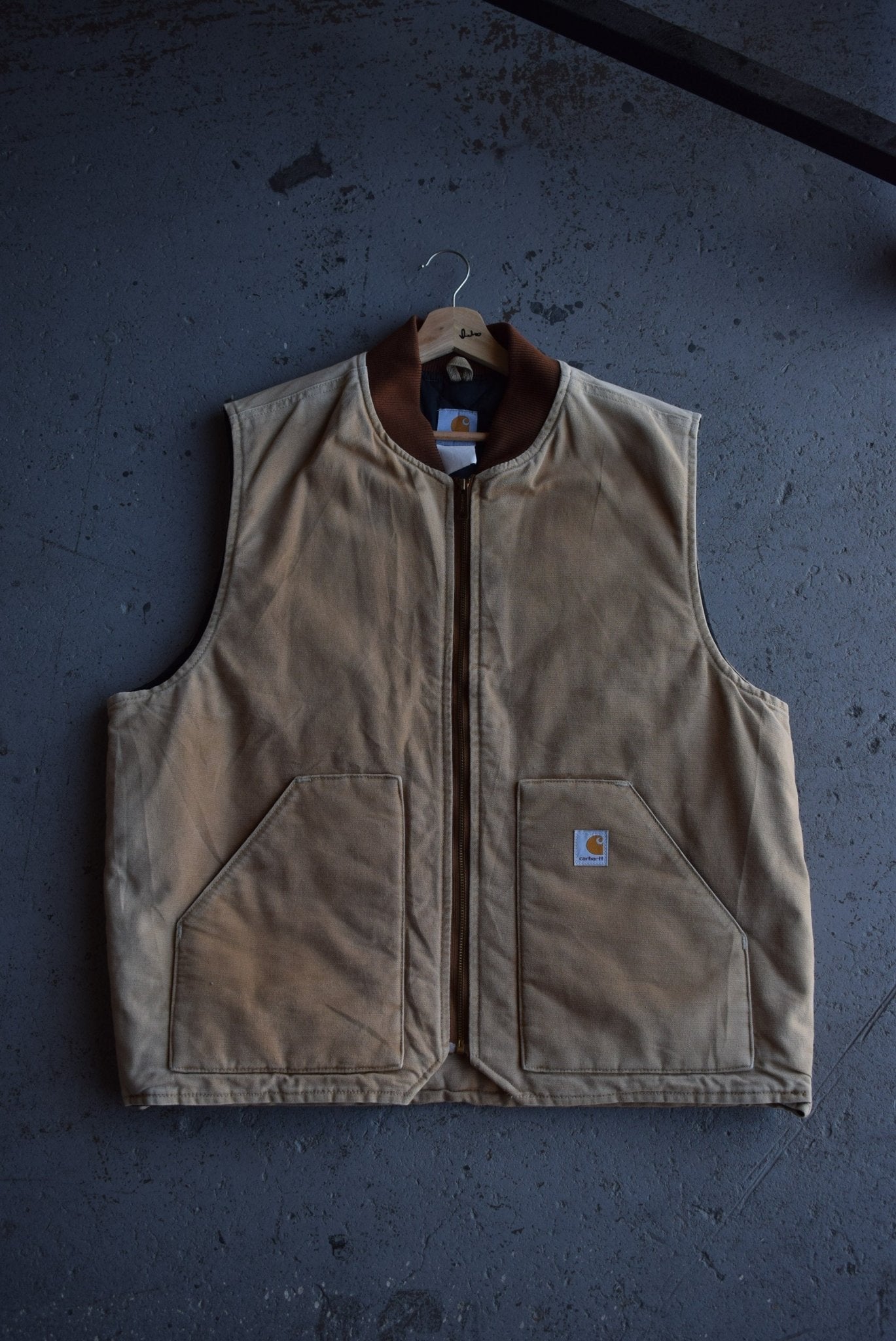 Vintage Carhartt Arctic Quilt - lined Workwear Vest (XL) - Retrospective Store