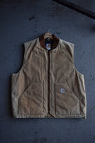 Vintage Carhartt Arctic Quilt - lined Workwear Vest (XL) - Retrospective Store