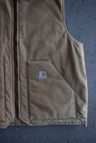 Vintage Carhartt Arctic Quilt - lined Workwear Vest (XL) - Retrospective Store