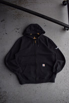 Vintage Carhartt Classic Logo Full - Zip Hoodie (L/XL) - Retrospective Store