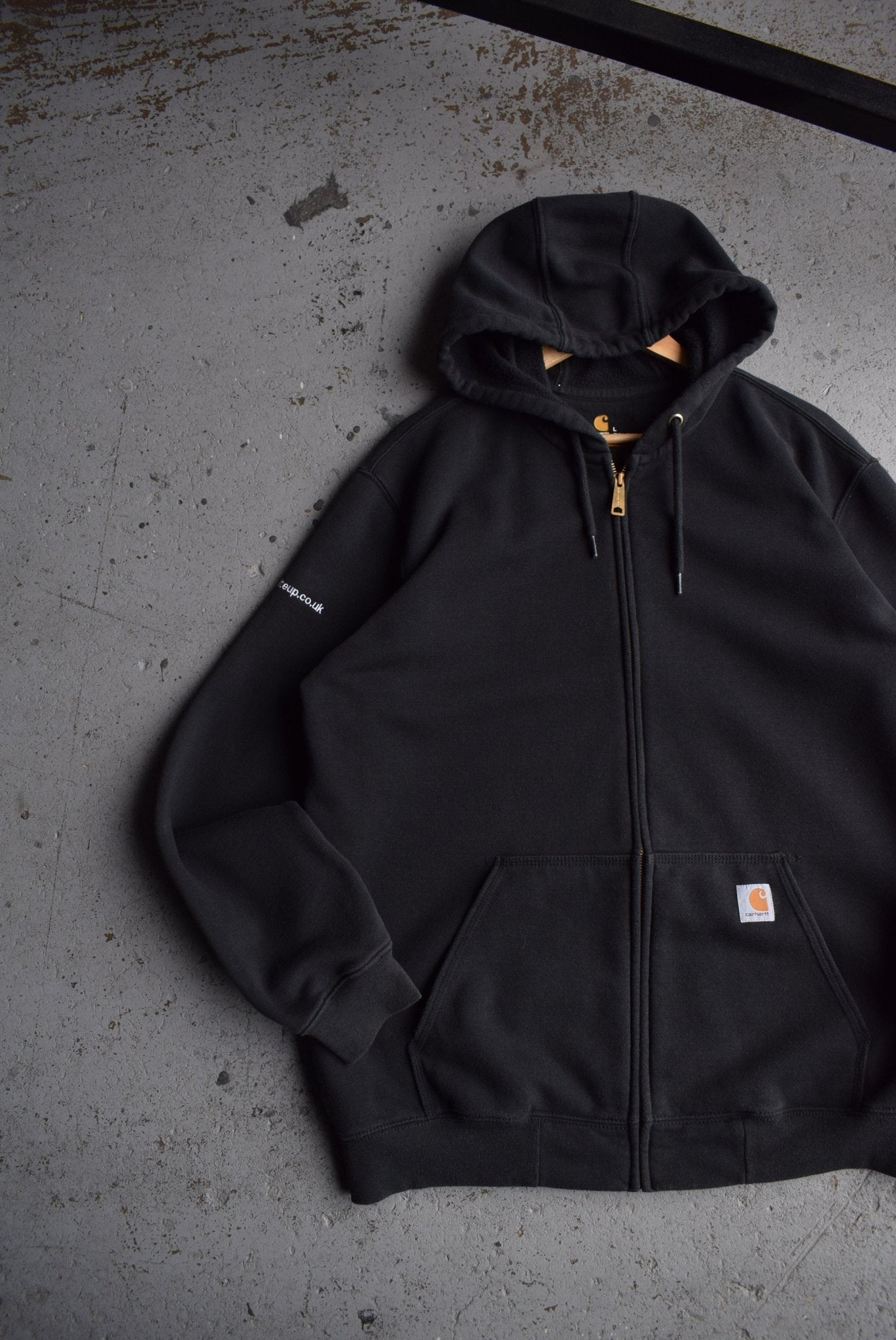 Vintage Carhartt Classic Logo Full - Zip Hoodie (XL) - Retrospective Store