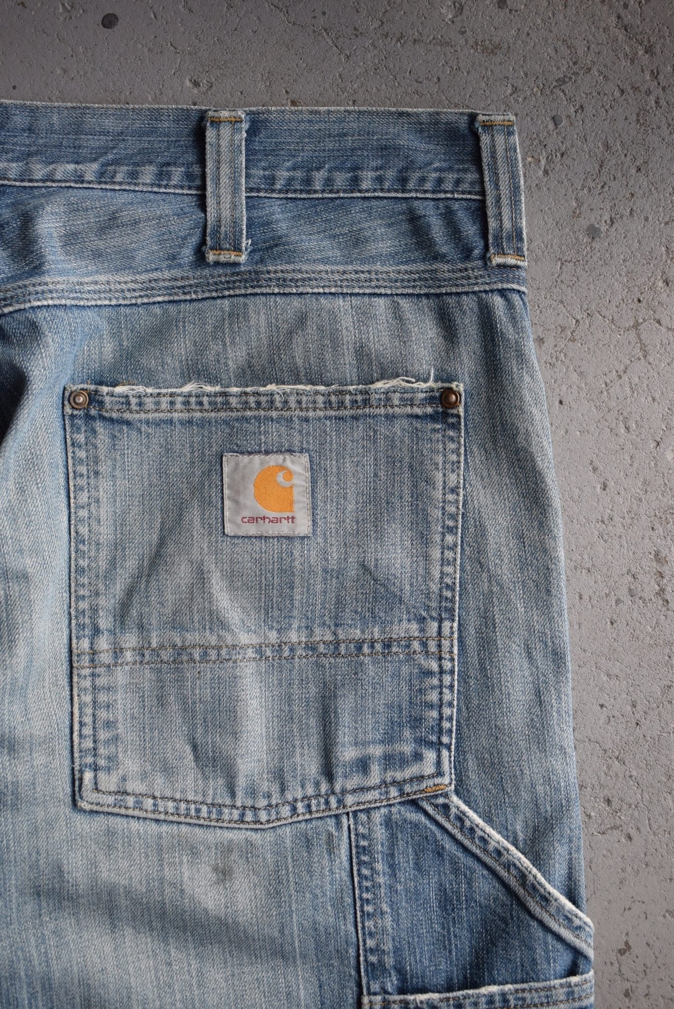 Vintage Carhartt Classic Logo Jorts (36) - Retrospective Store