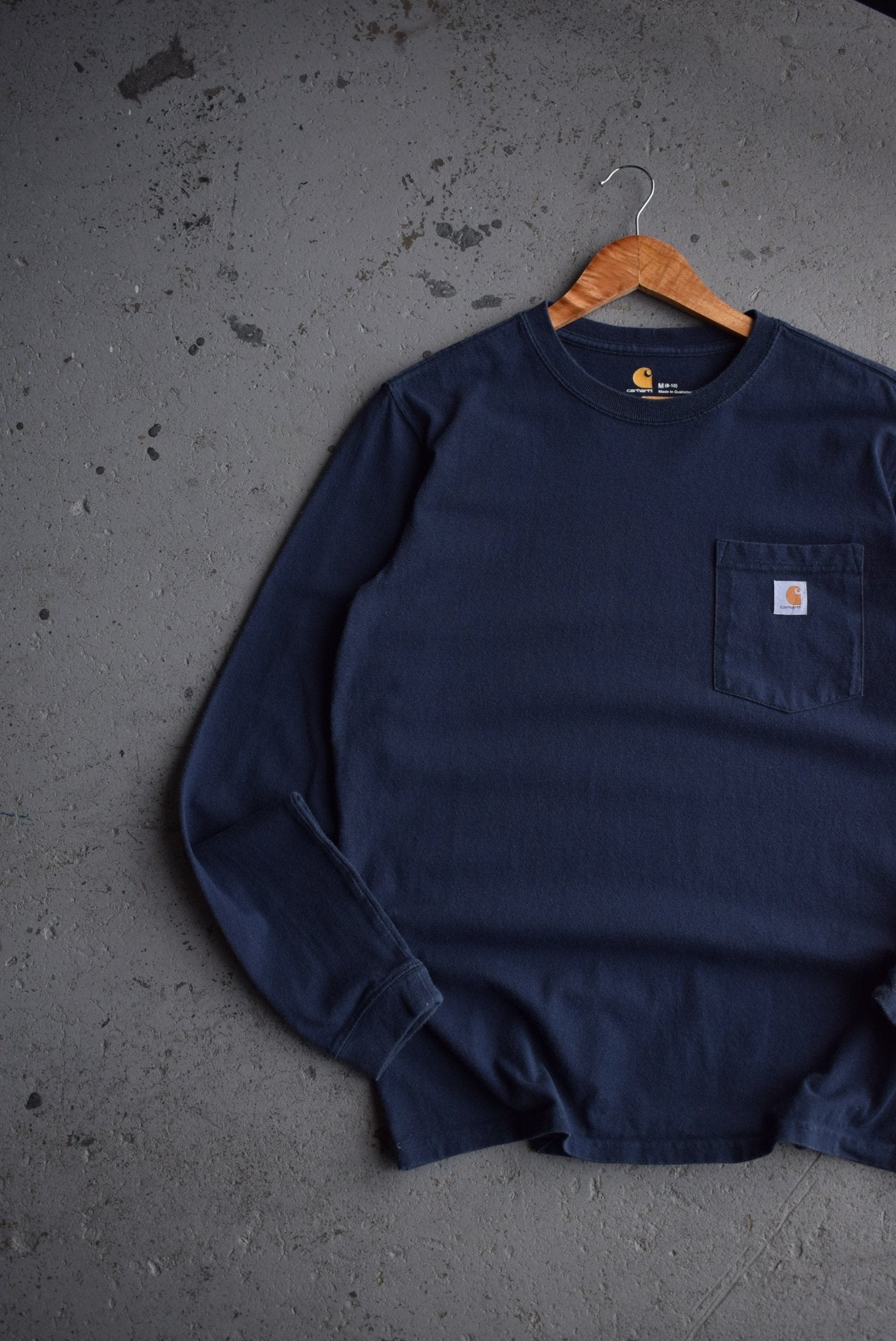 Vintage Carhartt Classic Logo Long Sleeve Tee (S/M) - Retrospective Store