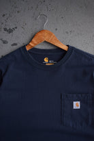 Vintage Carhartt Classic Logo Long Sleeve Tee (S/M) - Retrospective Store