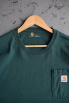 Vintage Carhartt Classic Logo Long Sleeve Tee (XL) - Retrospective Store