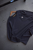 Vintage Carhartt Classic Logo Long Sleeve Tee (XXL) - Retrospective Store