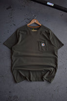 Vintage Carhartt Classic Logo Pocket Tee (L) - Retrospective Store
