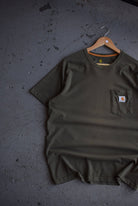 Vintage Carhartt Classic Logo Pocket Tee (L) - Retrospective Store