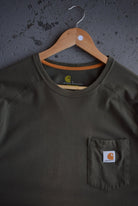 Vintage Carhartt Classic Logo Pocket Tee (L) - Retrospective Store