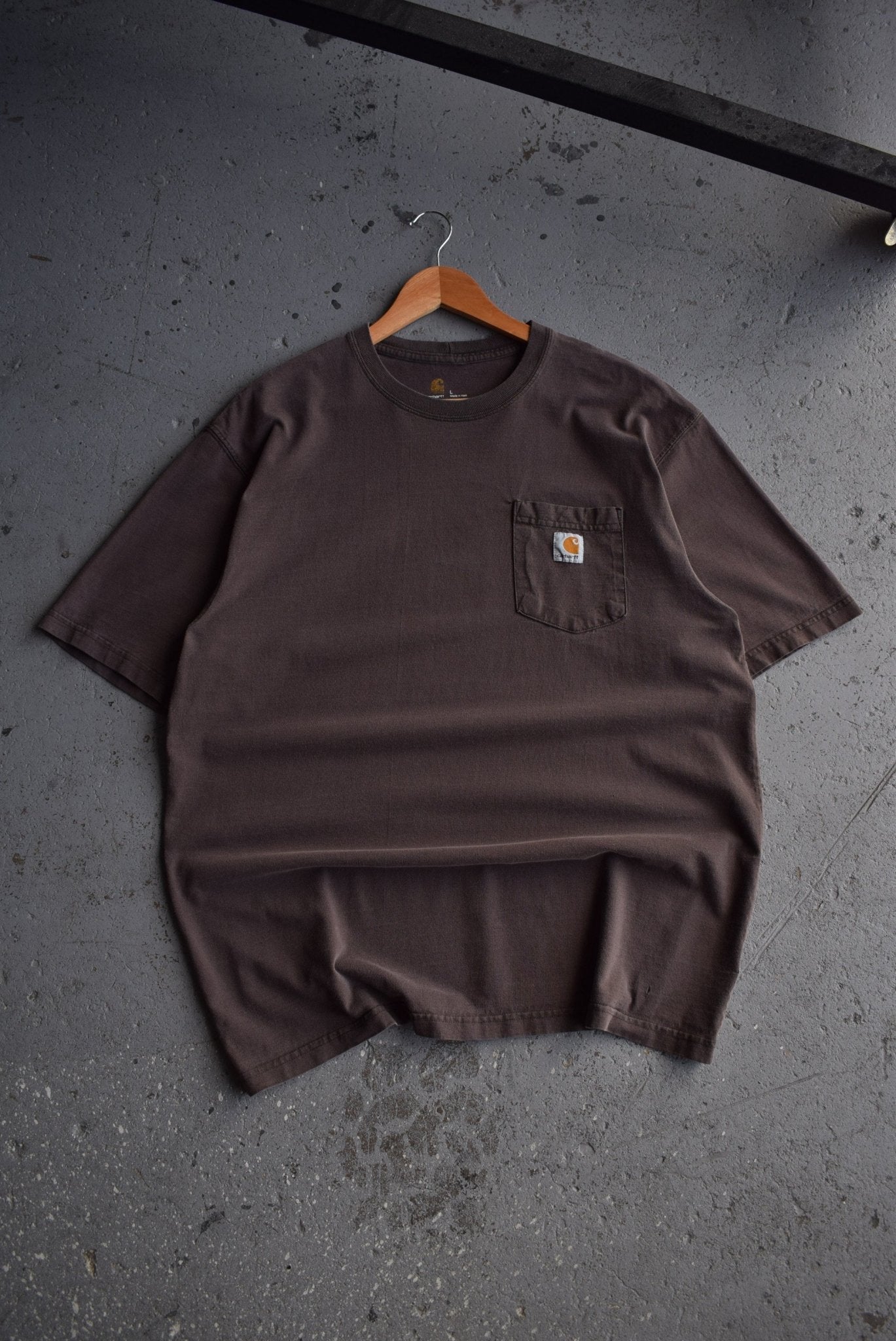 Vintage Carhartt Classic Logo Pocket Tee (L/XL) - Retrospective Store