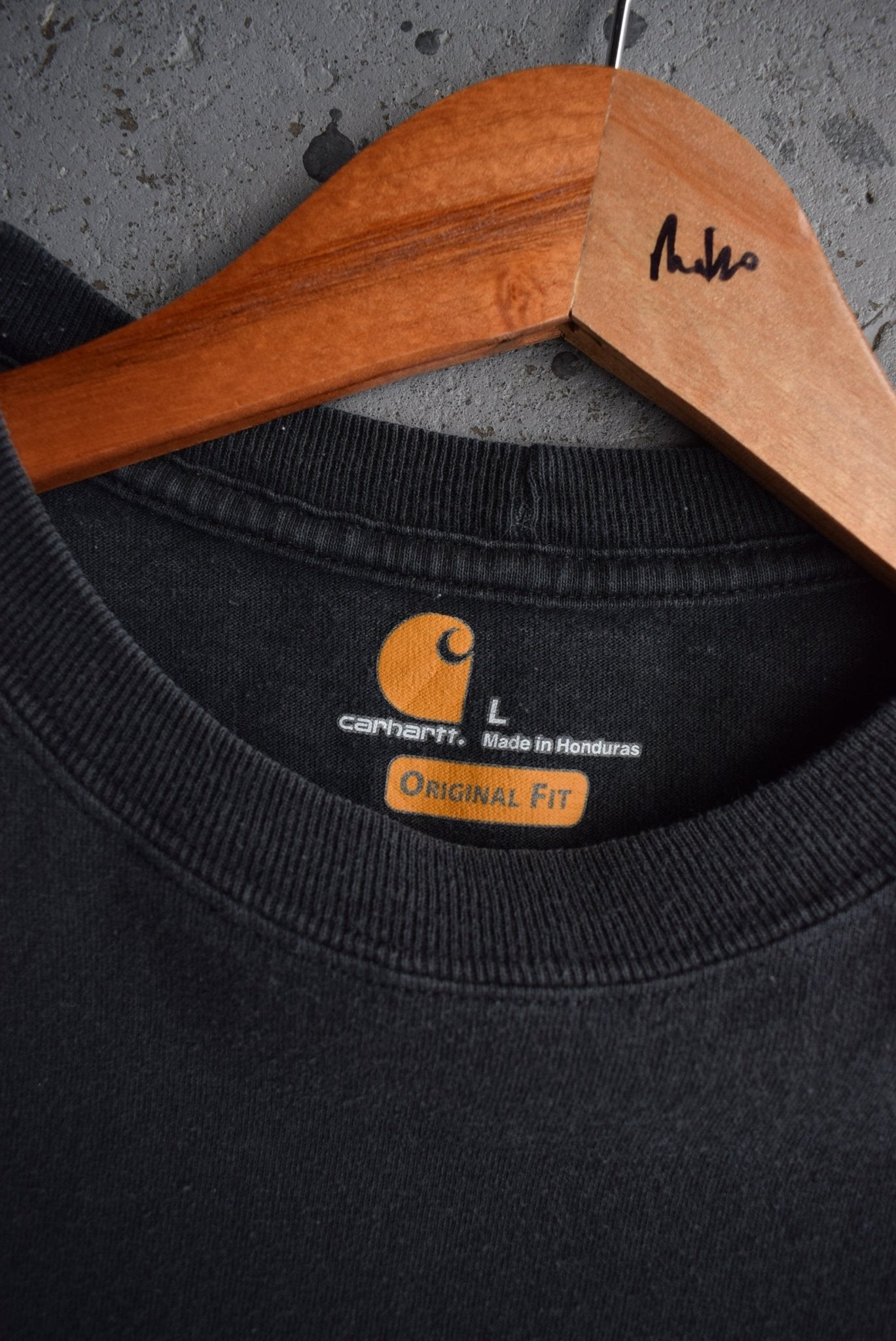 Vintage Carhartt Classic Logo Pocket Tee (XL) - Retrospective Store