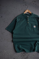 Vintage Carhartt Classic Logo Pocket Tee (XL) - Retrospective Store
