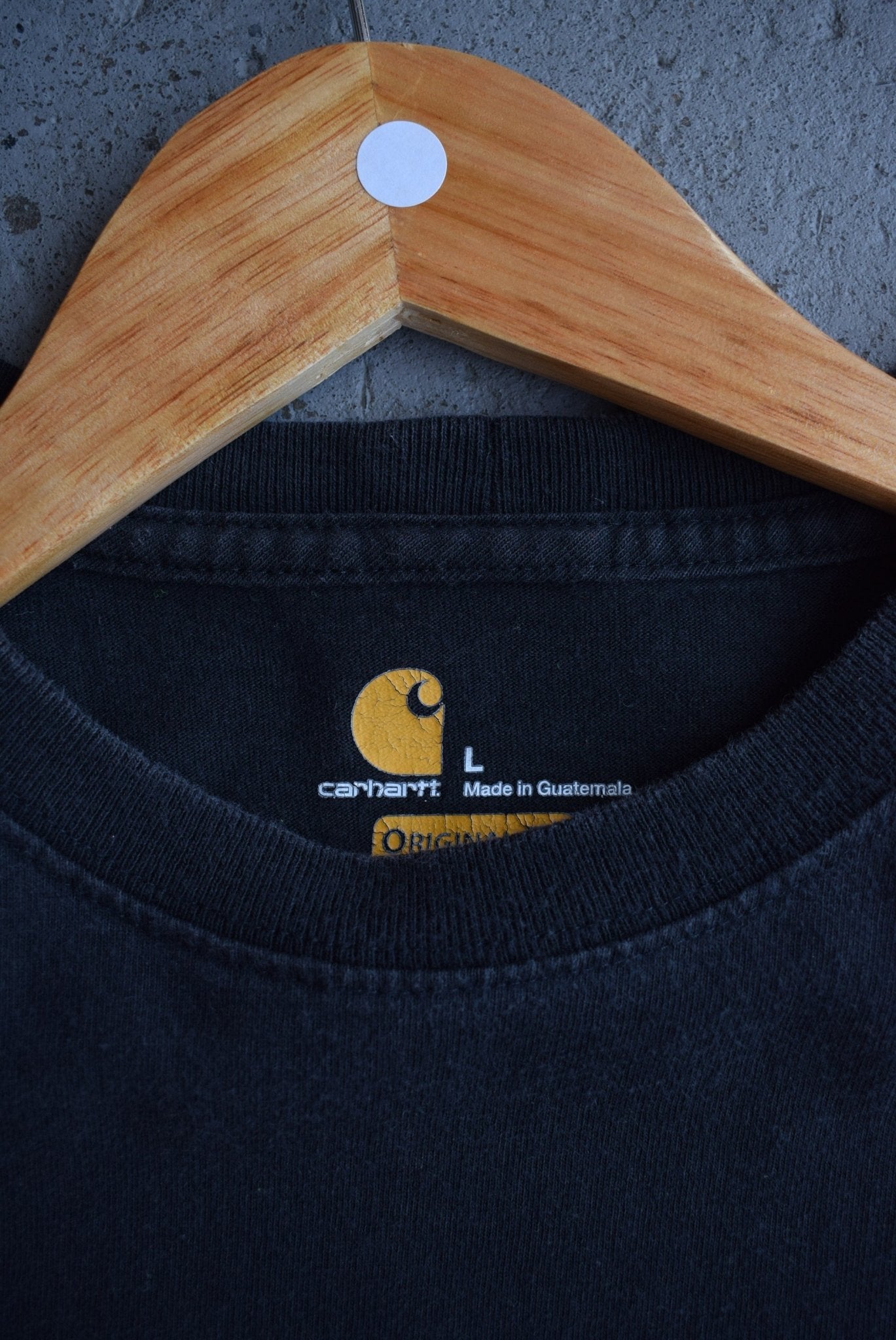 Vintage Carhartt Classic Logo Pocket Tee (XL) - Retrospective Store