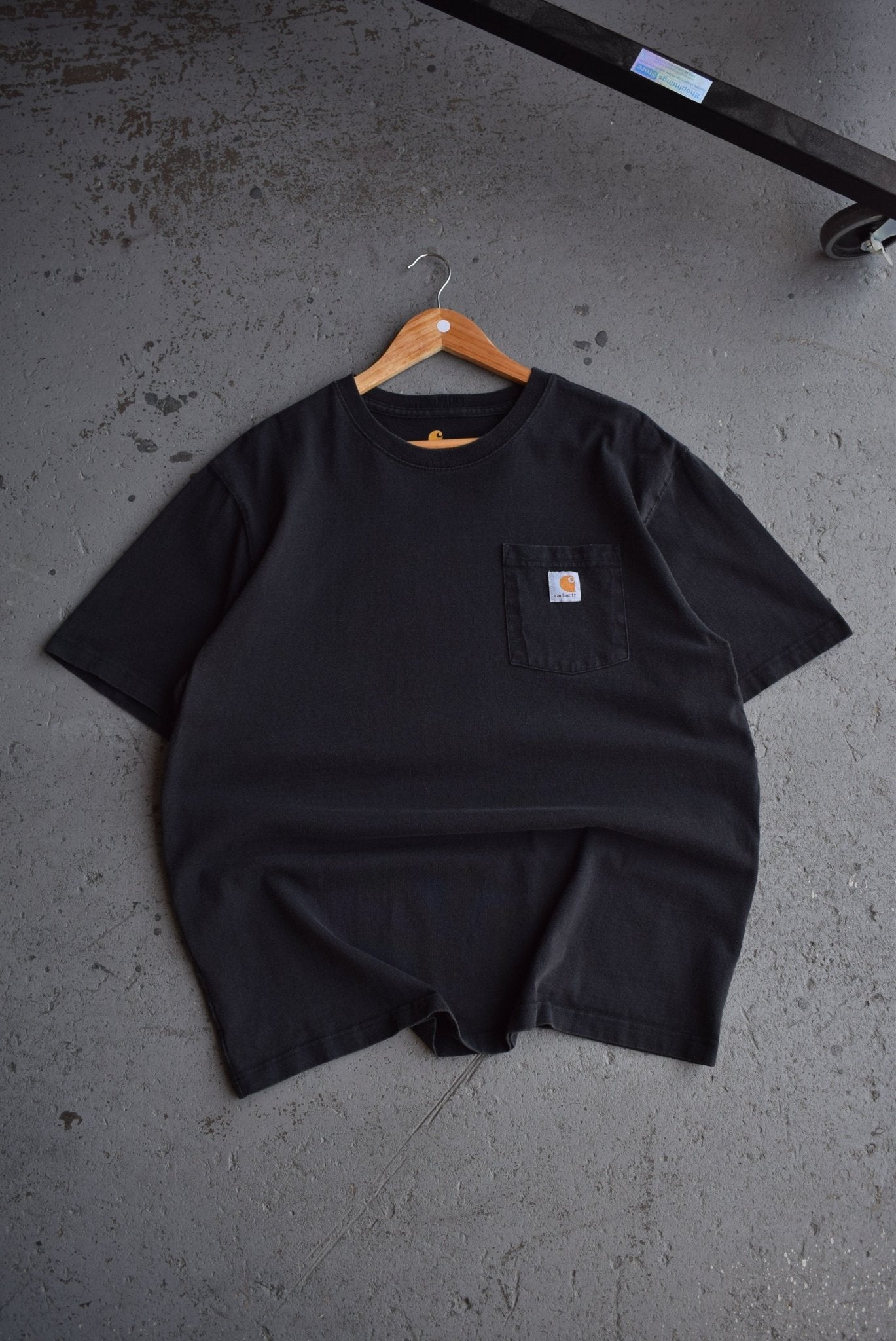 Vintage Carhartt Classic Logo Pocket Tee (XL) - Retrospective Store