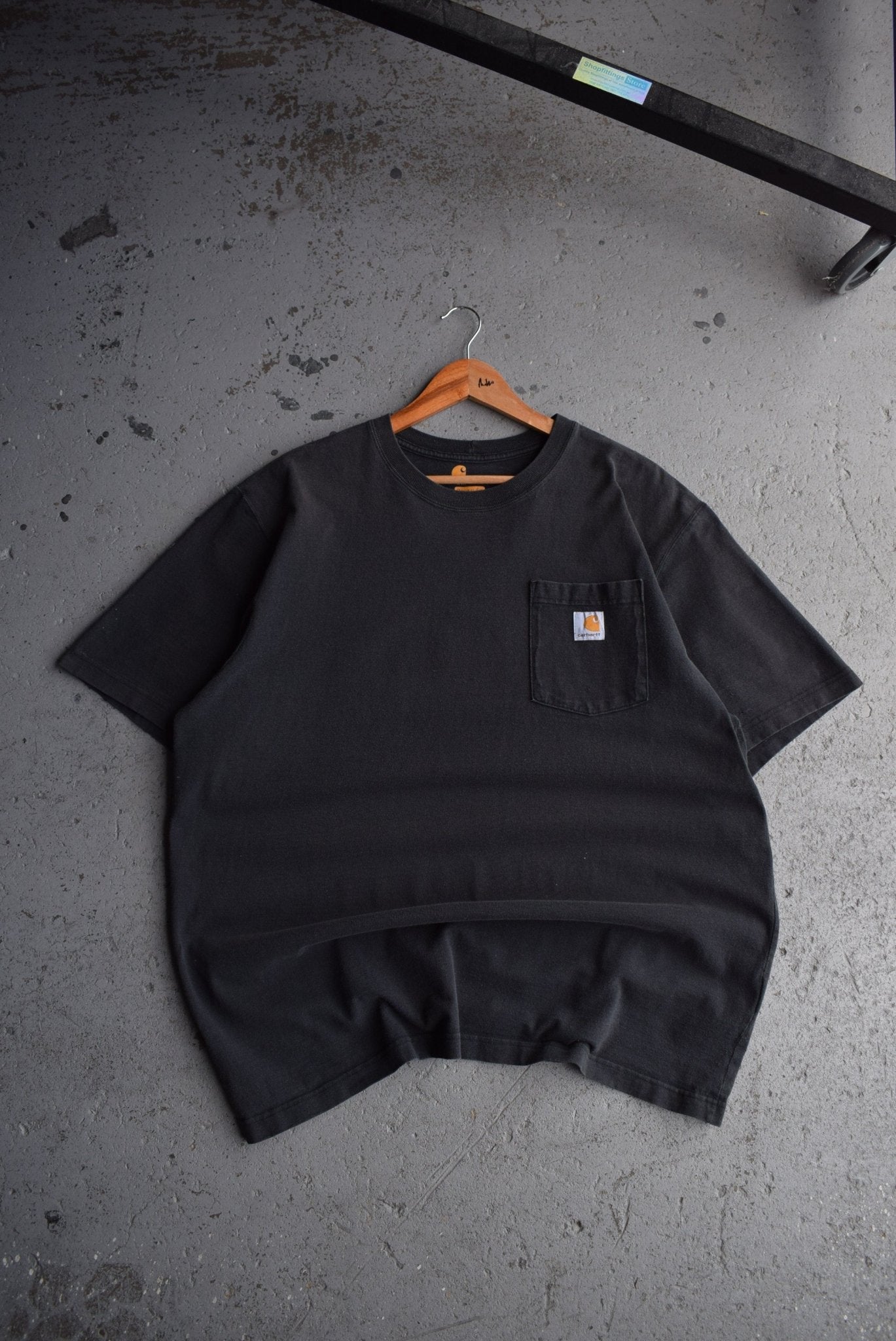 Vintage Carhartt Classic Logo Pocket Tee (XL) - Retrospective Store