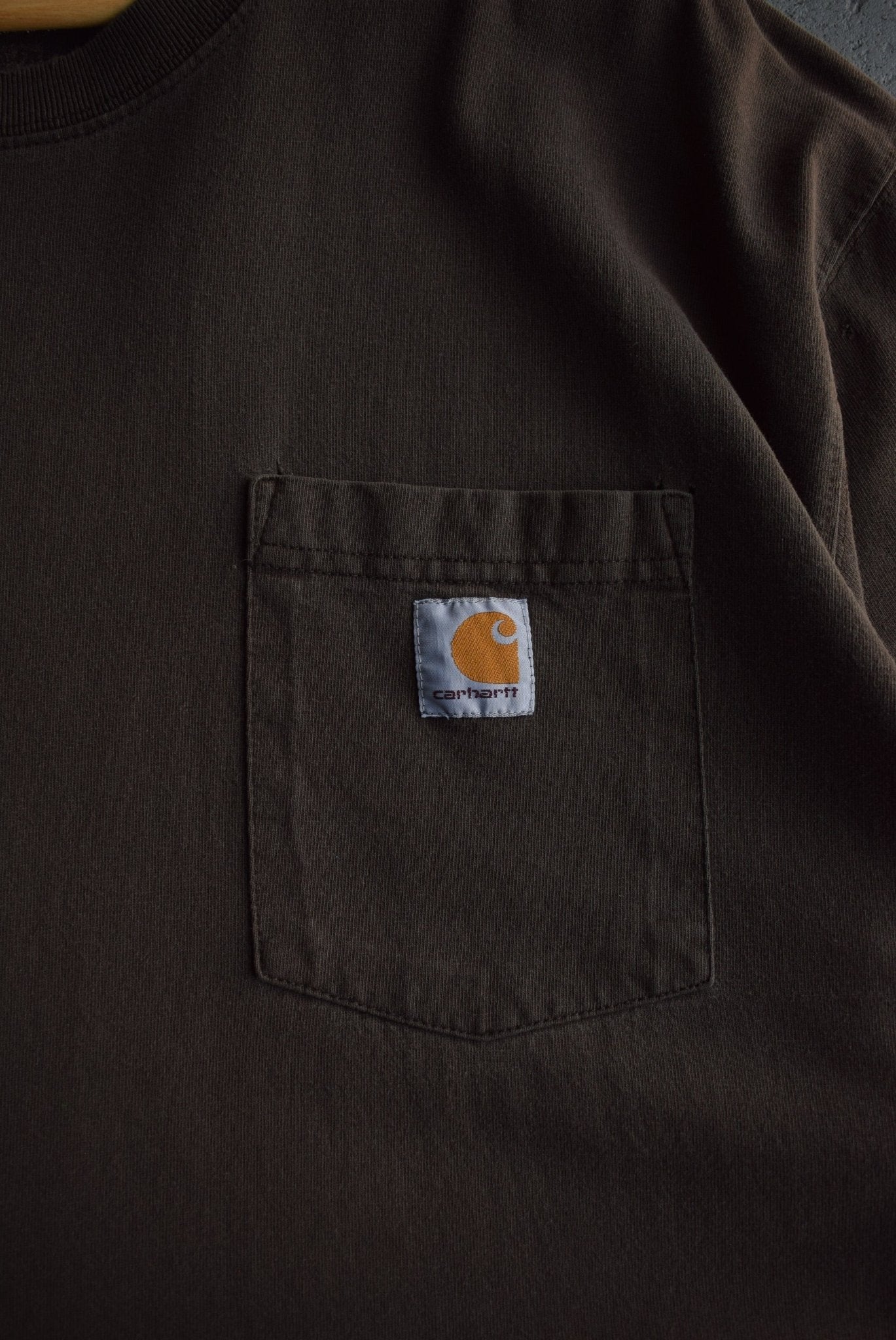 Vintage Carhartt Classic Logo Pocket Tee (XXL) - Retrospective Store