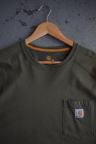 Vintage Carhartt Classic Logo Pocket Tee (XXL) - Retrospective Store