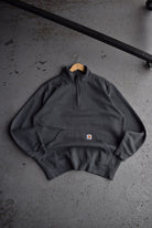 Vintage Carhartt Classic Logo Quarter Zip (L/XL) - Retrospective Store