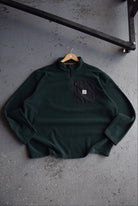 Vintage Carhartt Classic Logo Quarter Zip Sweater (XXL) - Retrospective Store