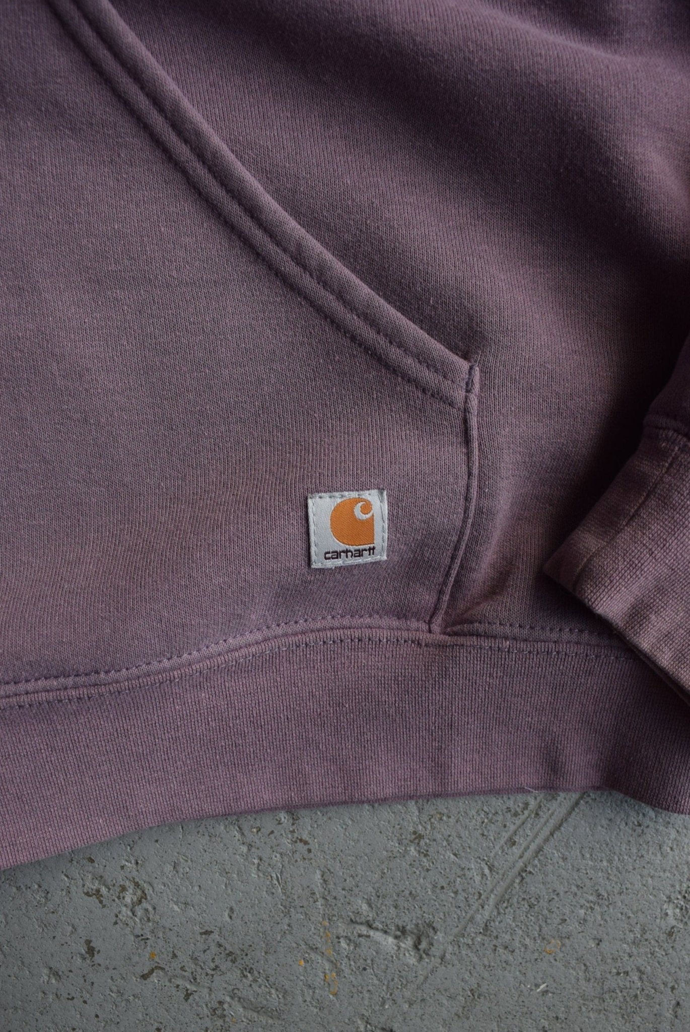 Vintage Carhartt Spellout Embroidered Full Zip Hoodie (L) - Retrospective Store