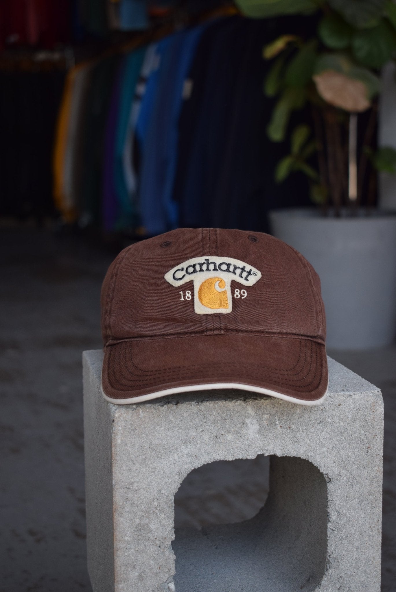 Vintage Carhartt Spellout Embroidered Hat - Retrospective Store