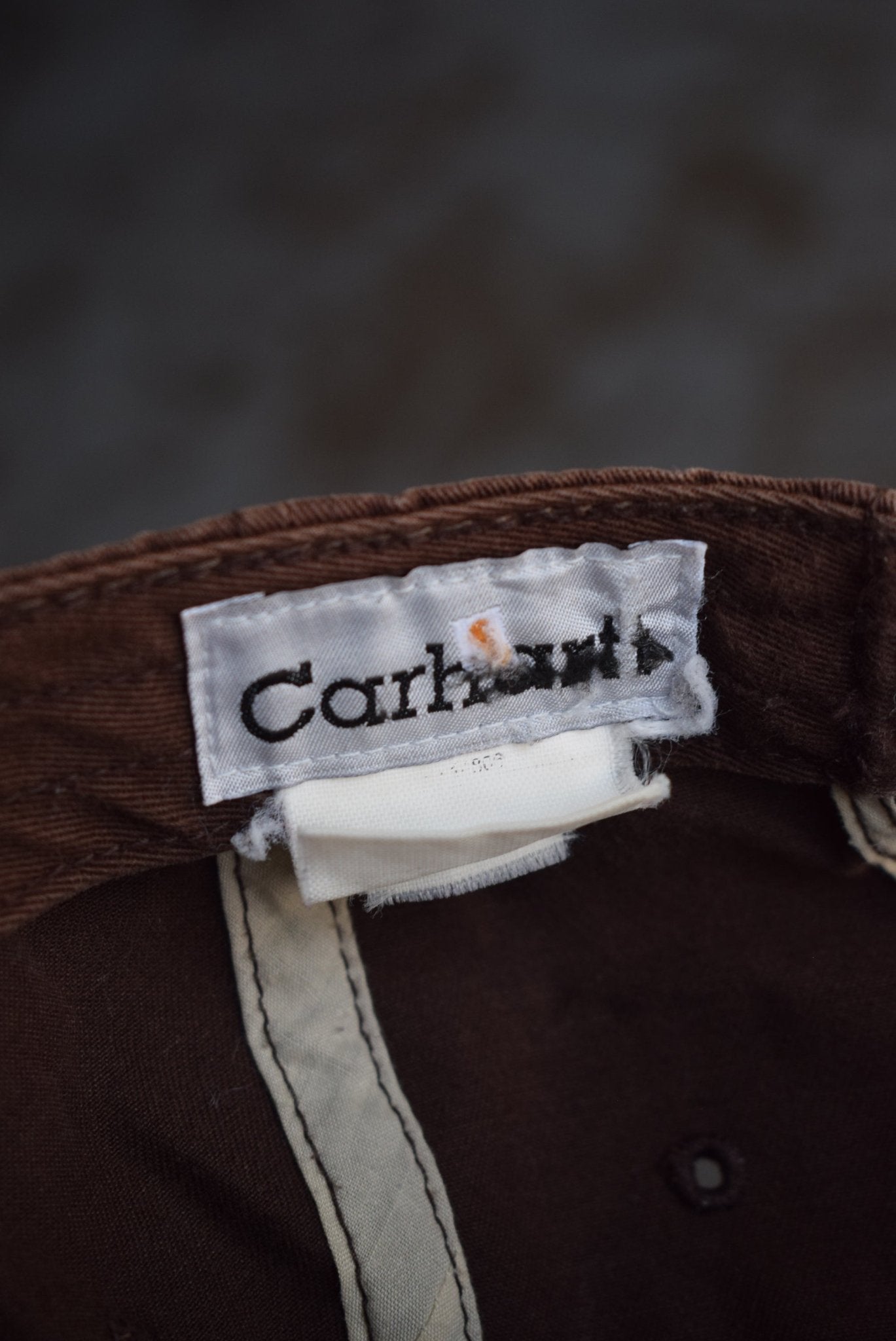 Vintage Carhartt Spellout Embroidered Hat - Retrospective Store