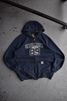 Vintage Carhartt Spellout Full - Zip Hoodie (L) - Retrospective Store