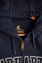 Vintage Carhartt Spellout Full - Zip Hoodie (L) - Retrospective Store