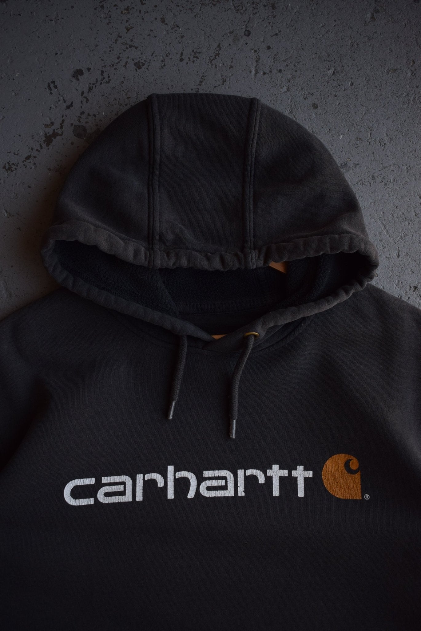 Vintage Carhartt Spellout Hoodie (L) - Retrospective Store