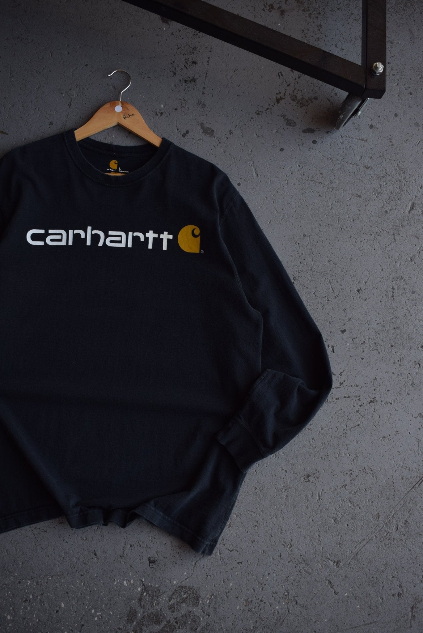 Vintage Carhartt Spellout Long Sleeve Tee (L/XL) - Retrospective Store