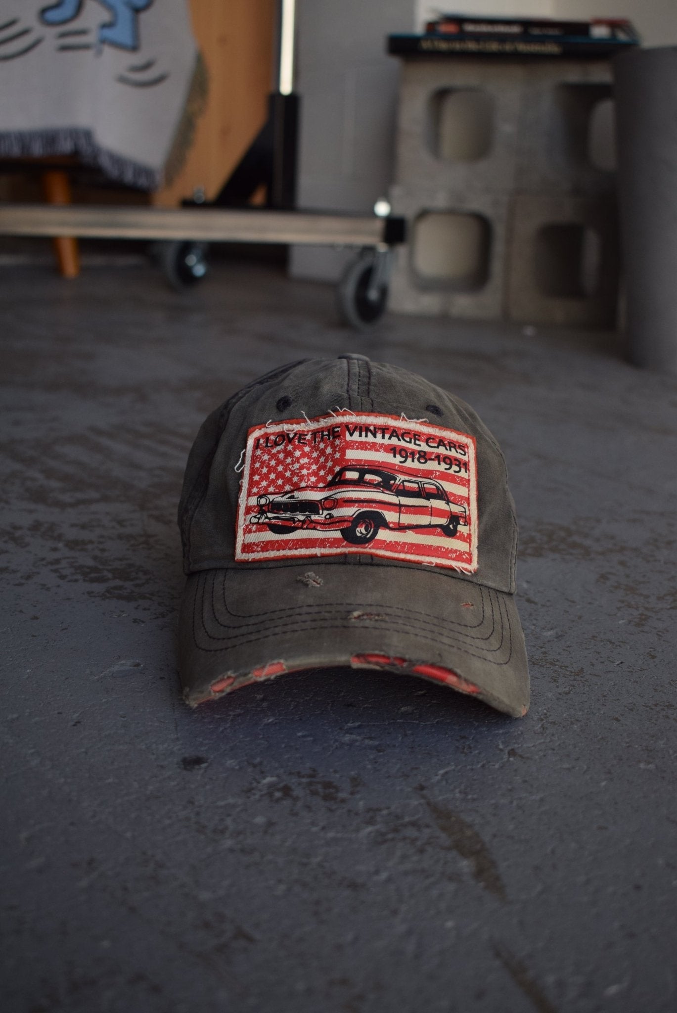 Vintage Cars Y2K Hat - Retrospective Store