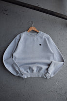 Vintage Champion Classic Logo Embroidered Crewneck (S/M) - Retrospective Store
