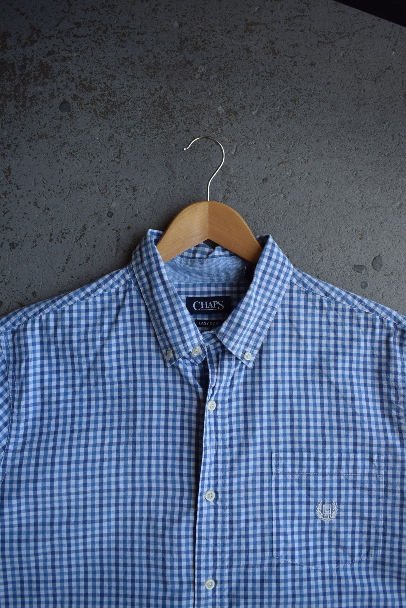 Vintage Chaps Ralph Lauren Cropped Button Up (L) - Retrospective Store