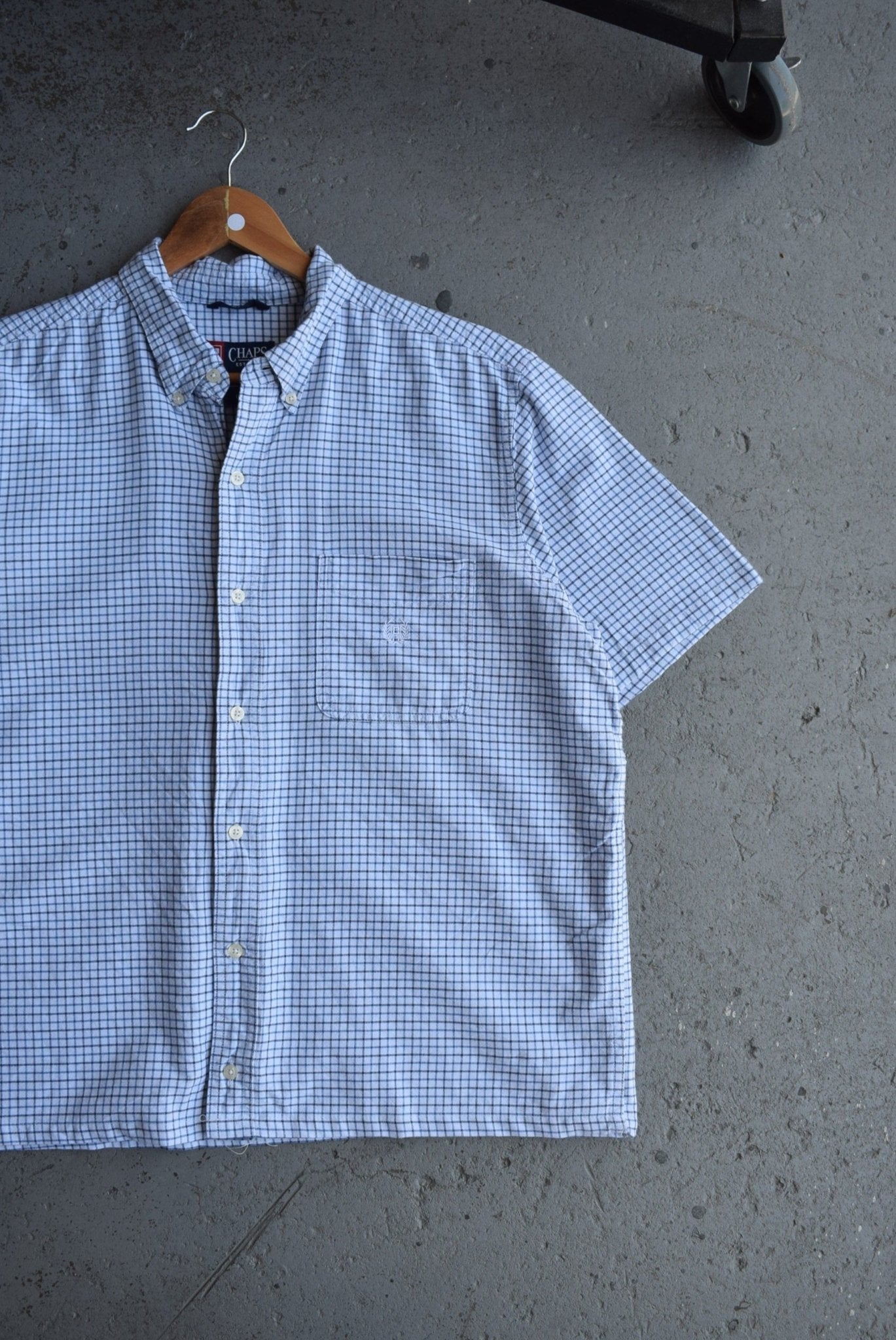 Vintage Chaps Ralph Lauren Cropped Button Up (L) - Retrospective Store